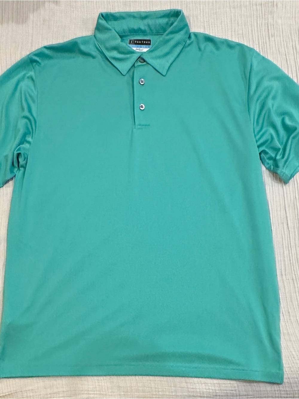 PGA Tour Men’s Teal/Sea Green Polo
